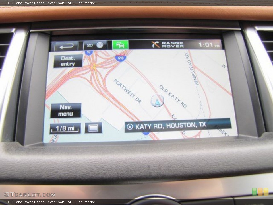 Tan Interior Navigation for the 2013 Land Rover Range Rover Sport HSE #92142457