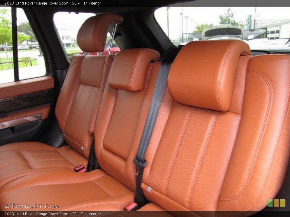 Tan Interior Rear Seat for the 2013 Land Rover Range Rover Sport HSE #92142910