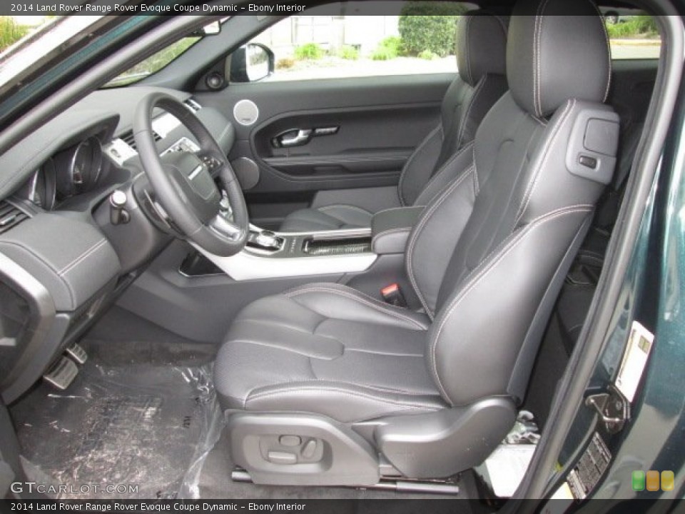 Ebony Interior Photo for the 2014 Land Rover Range Rover Evoque Coupe Dynamic #92143705