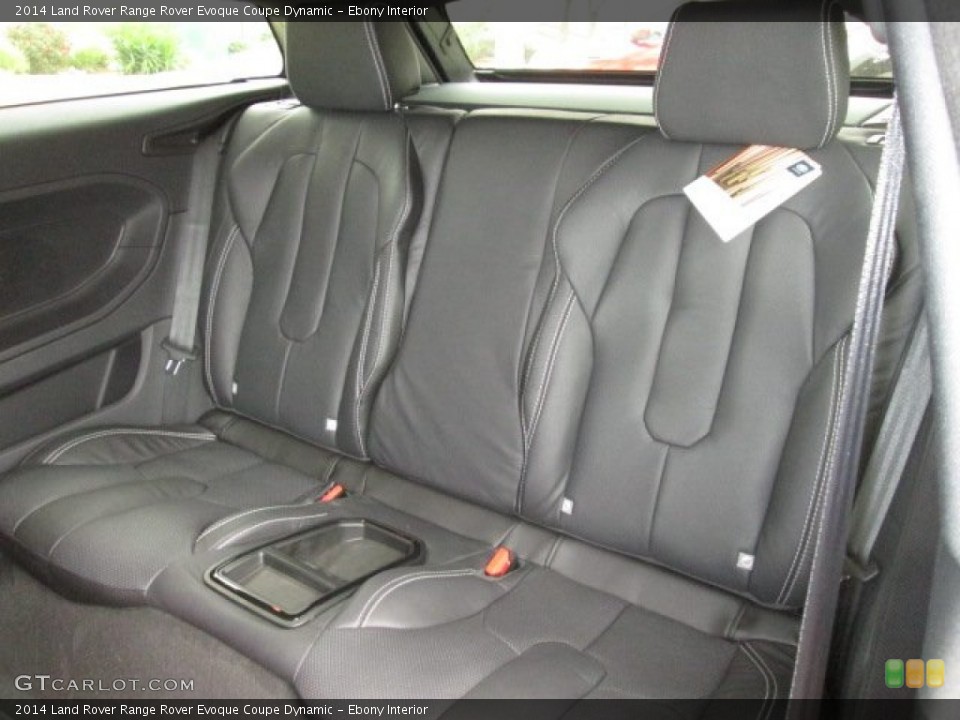 Ebony Interior Rear Seat for the 2014 Land Rover Range Rover Evoque Coupe Dynamic #92143732