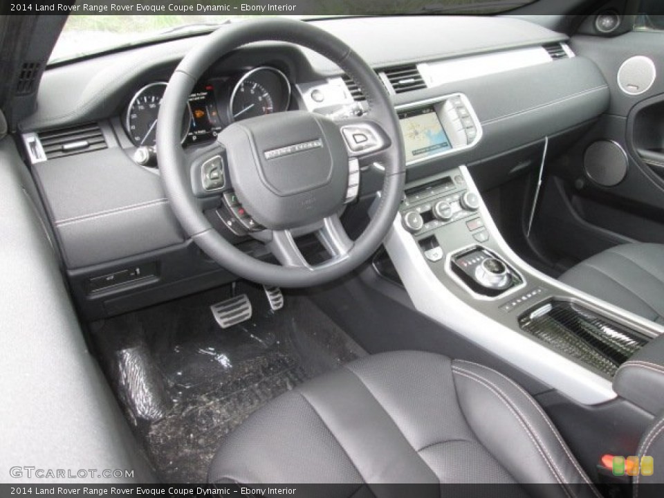 Ebony Interior Prime Interior for the 2014 Land Rover Range Rover Evoque Coupe Dynamic #92143753