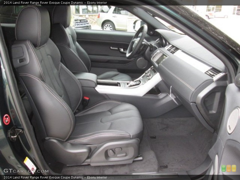 Ebony Interior Front Seat for the 2014 Land Rover Range Rover Evoque Coupe Dynamic #92143816