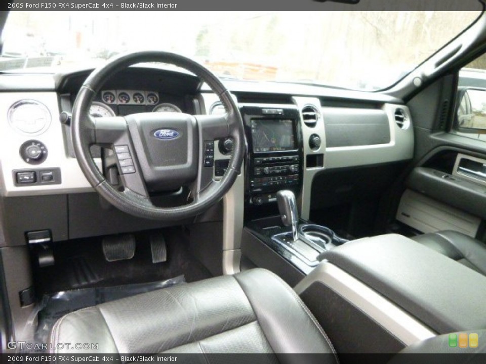 Black/Black Interior Prime Interior for the 2009 Ford F150 FX4 SuperCab 4x4 #92146378