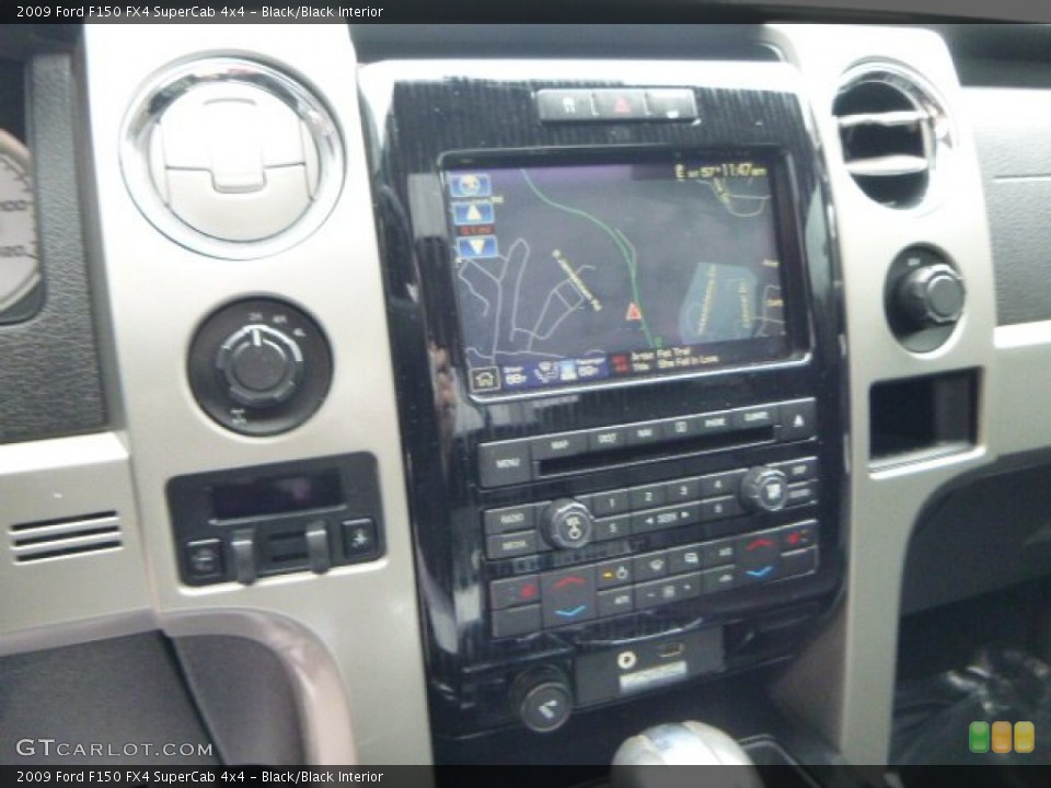 Black/Black Interior Controls for the 2009 Ford F150 FX4 SuperCab 4x4 #92146489