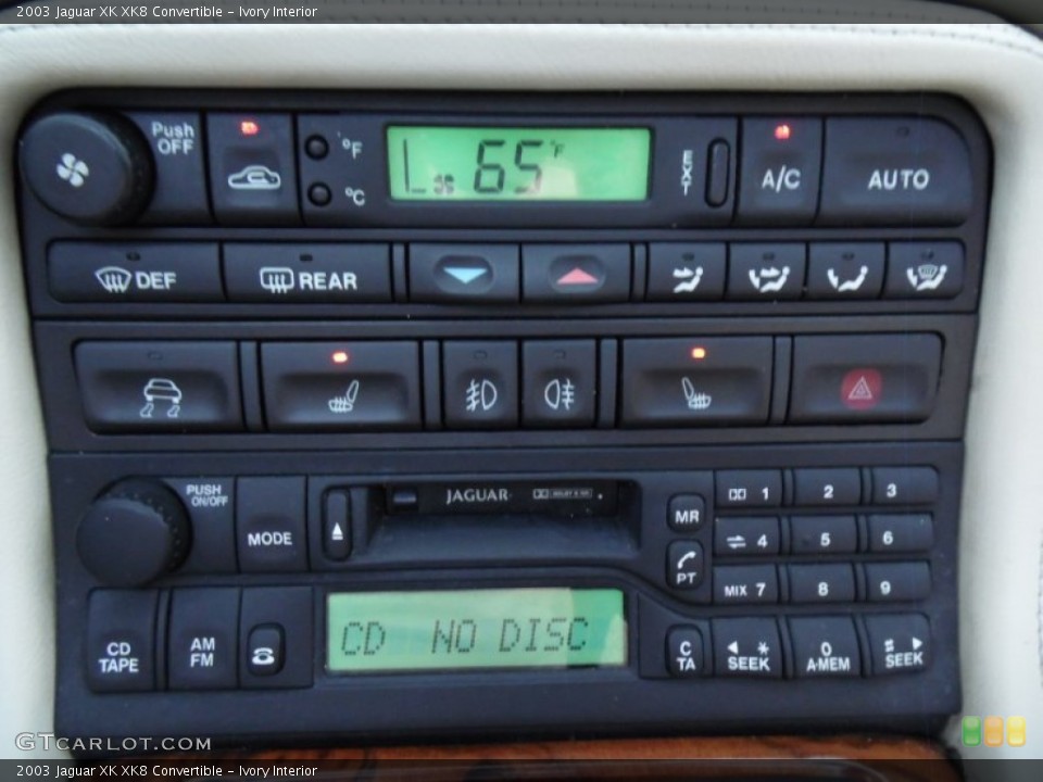 Ivory Interior Controls for the 2003 Jaguar XK XK8 Convertible #92150788