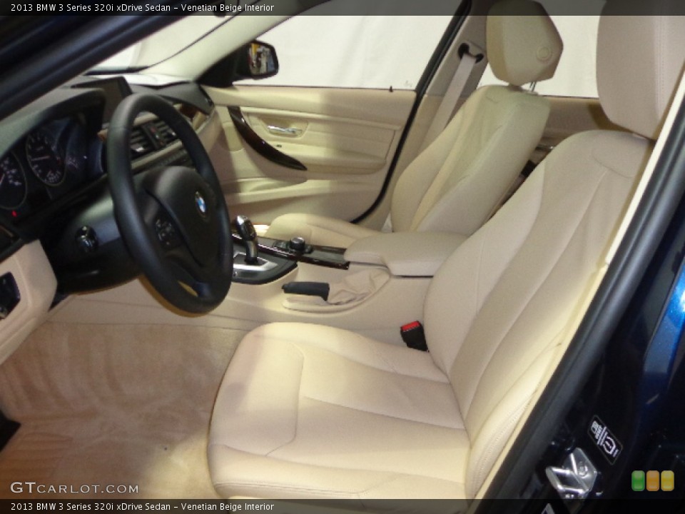 Venetian Beige Interior Front Seat for the 2013 BMW 3 Series 320i xDrive Sedan #92154577