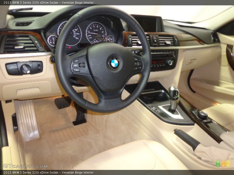 Venetian Beige Interior Prime Interior for the 2013 BMW 3 Series 320i xDrive Sedan #92154602