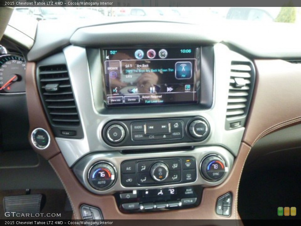 Cocoa/Mahogany Interior Controls for the 2015 Chevrolet Tahoe LTZ 4WD #92158738