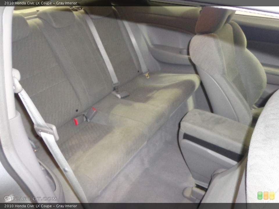 Gray Interior Rear Seat for the 2010 Honda Civic LX Coupe #92160766