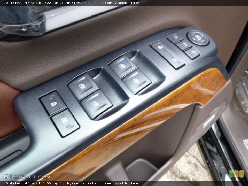 High Country Saddle Interior Controls for the 2014 Chevrolet Silverado 1500 High Country Crew Cab 4x4 #92163655
