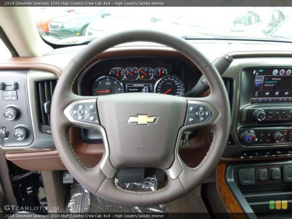 High Country Saddle Interior Steering Wheel for the 2014 Chevrolet Silverado 1500 High Country Crew Cab 4x4 #92163775