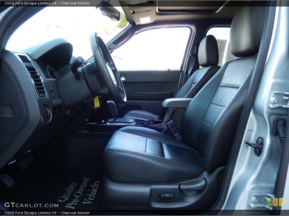 Charcoal Interior Photo for the 2009 Ford Escape Limited V6 #92168359