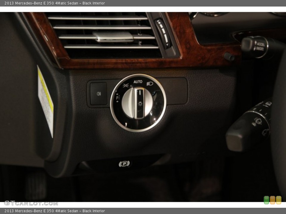 Black Interior Controls for the 2013 Mercedes-Benz E 350 4Matic Sedan #92169073