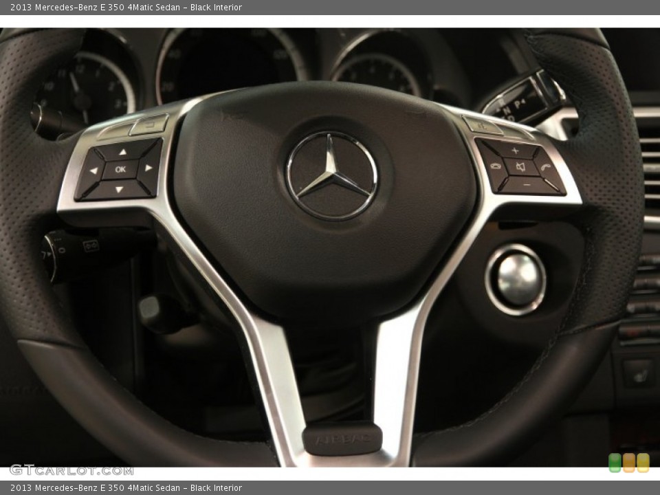 Black Interior Steering Wheel for the 2013 Mercedes-Benz E 350 4Matic Sedan #92169118