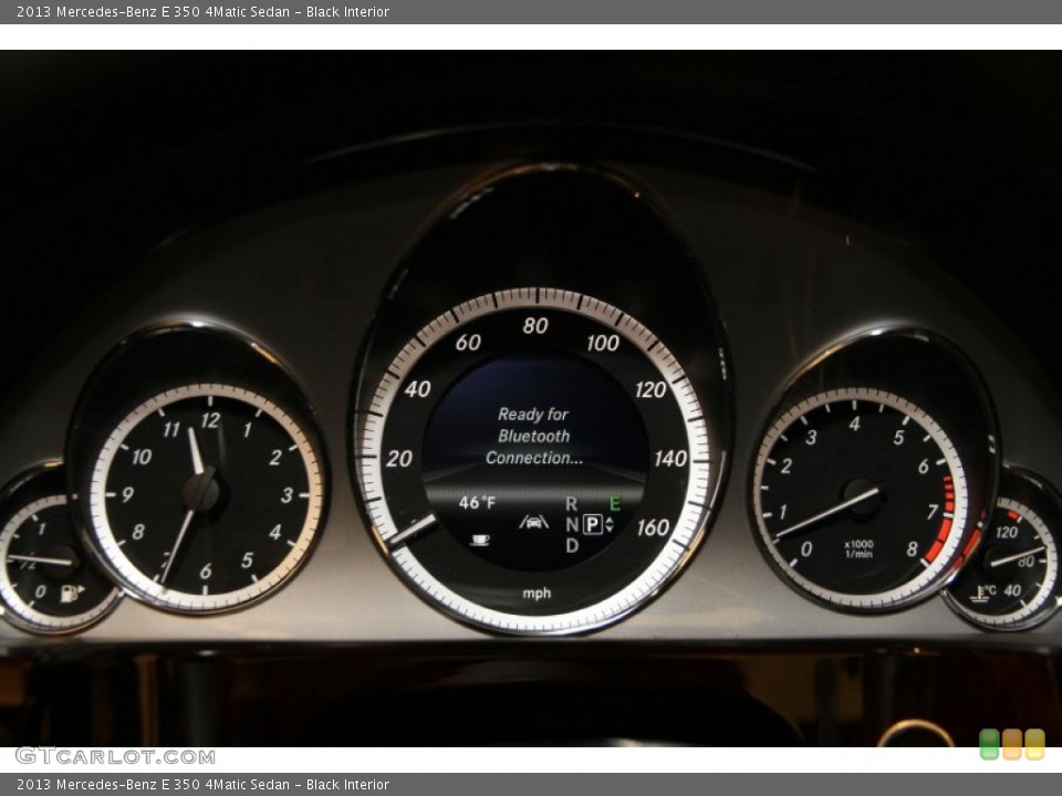 Black Interior Gauges for the 2013 Mercedes-Benz E 350 4Matic Sedan #92169180