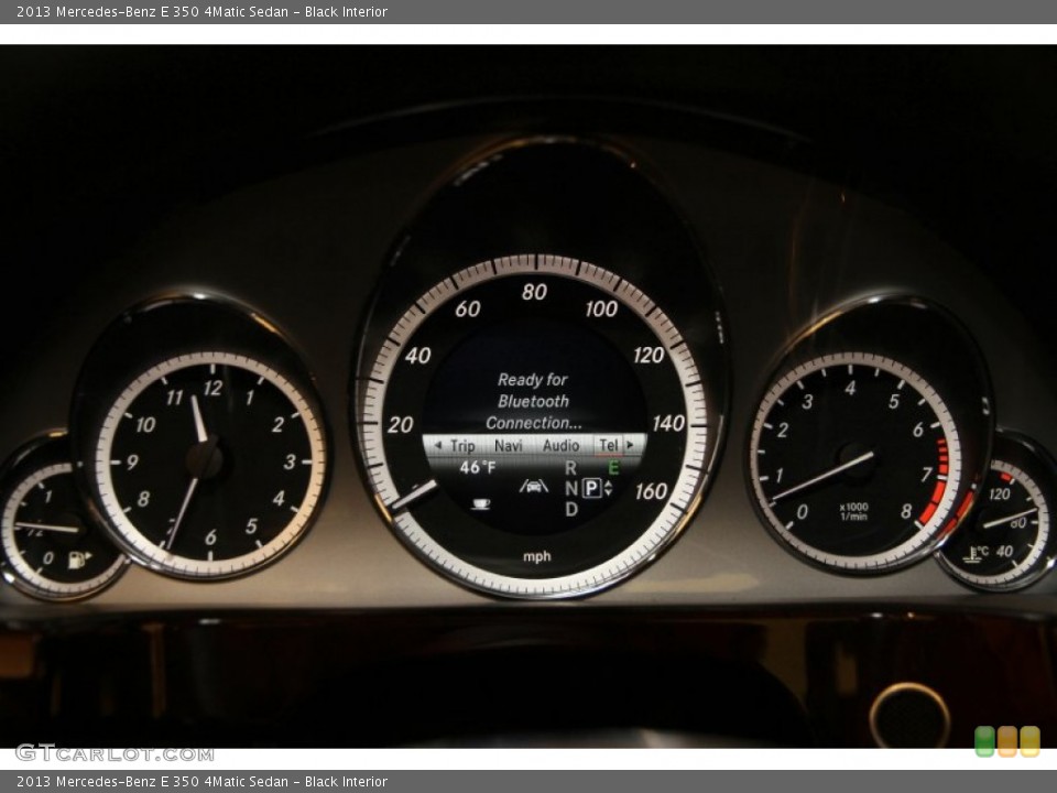 Black Interior Gauges for the 2013 Mercedes-Benz E 350 4Matic Sedan #92169208