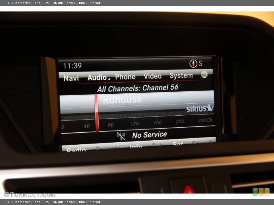 Black Interior Audio System for the 2013 Mercedes-Benz E 350 4Matic Sedan #92169343