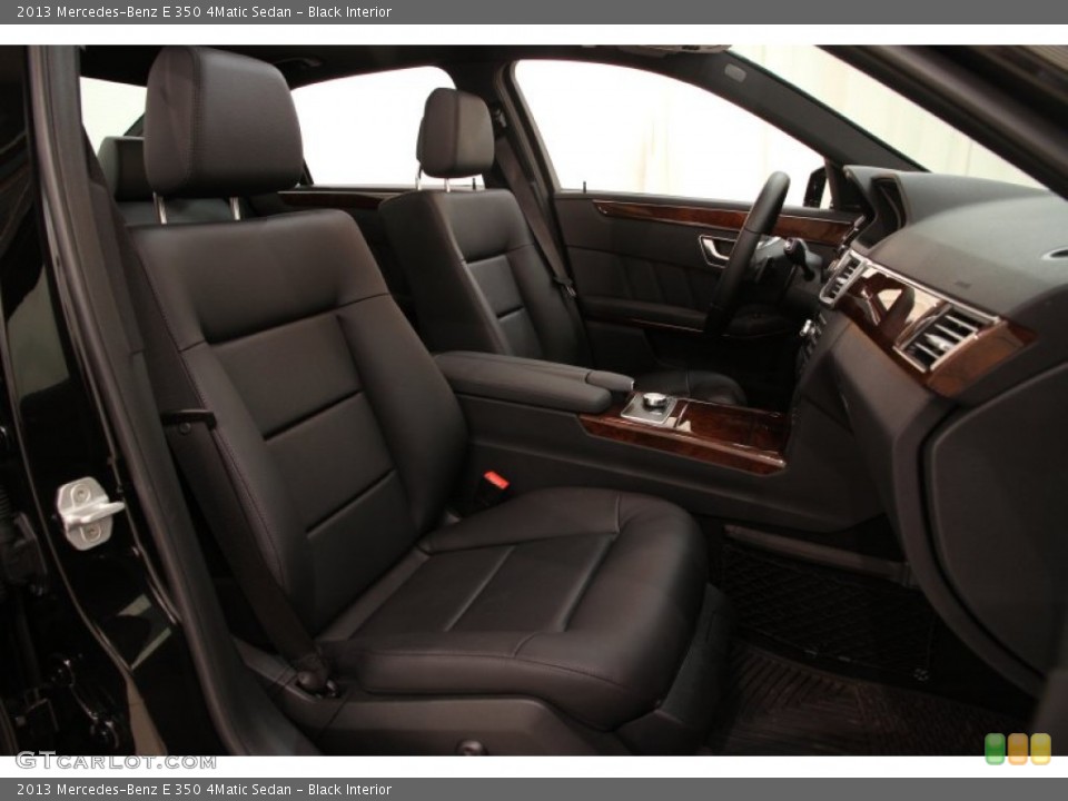 Black Interior Front Seat for the 2013 Mercedes-Benz E 350 4Matic Sedan #92169622