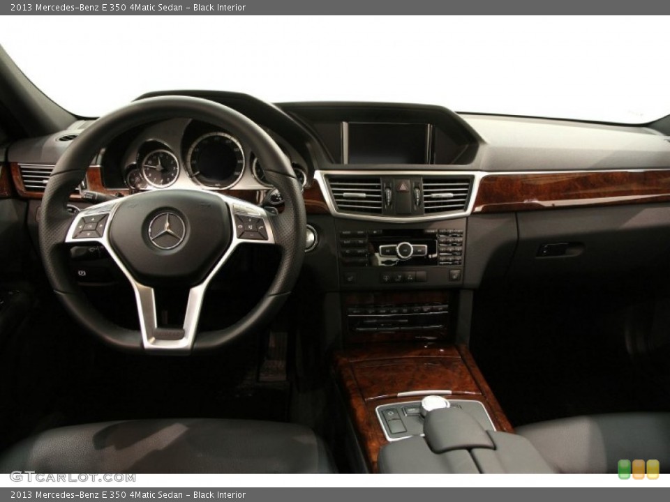 Black Interior Dashboard for the 2013 Mercedes-Benz E 350 4Matic Sedan #92169724