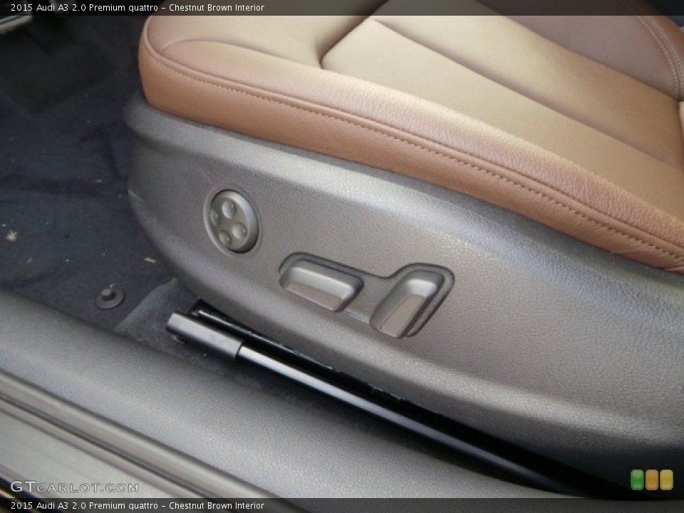 Chestnut Brown Interior Front Seat for the 2015 Audi A3 2.0 Premium quattro #92170327