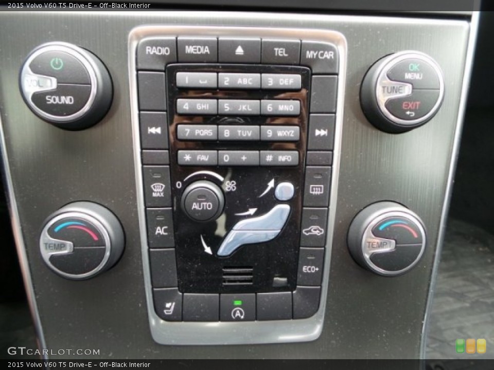 Off-Black Interior Controls for the 2015 Volvo V60 T5 Drive-E #92171869