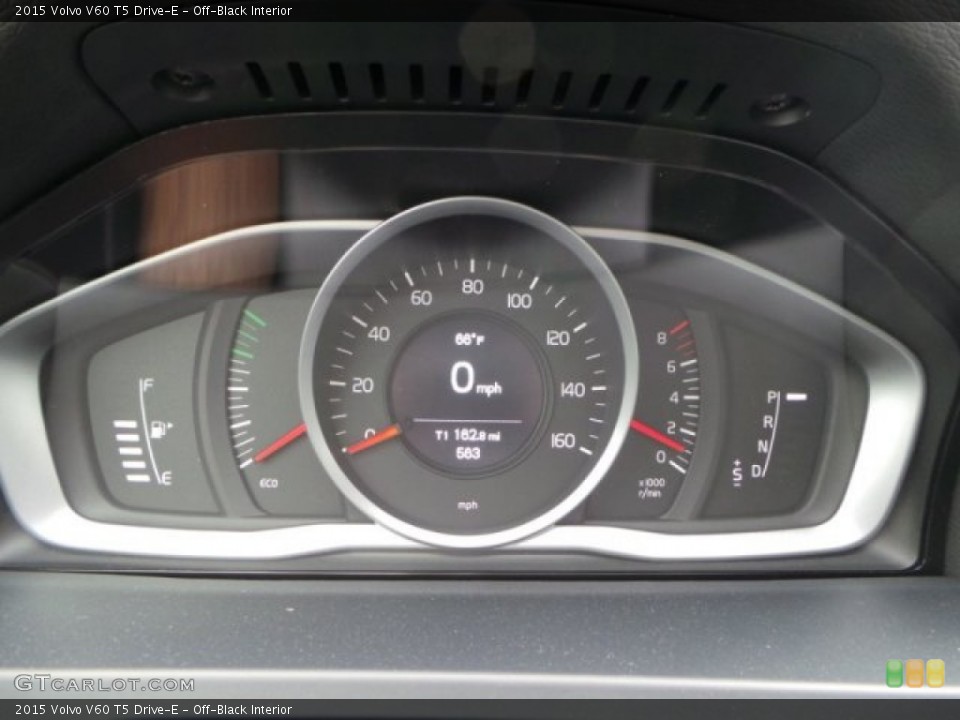 Off-Black Interior Gauges for the 2015 Volvo V60 T5 Drive-E #92172178