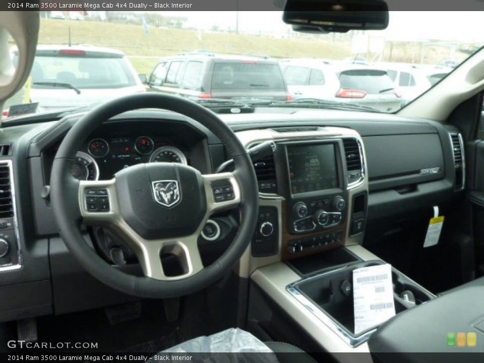 Black Interior Dashboard for the 2014 Ram 3500 Laramie Mega Cab 4x4 Dually #92175510