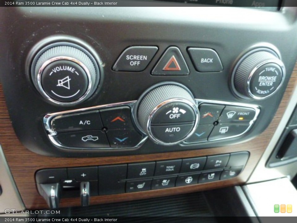 Black Interior Controls for the 2014 Ram 3500 Laramie Crew Cab 4x4 Dually #92176495