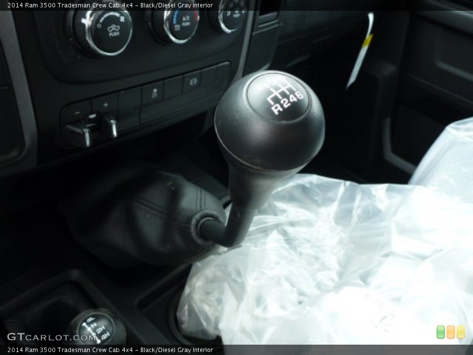 Black/Diesel Gray Interior Transmission for the 2014 Ram 3500 Tradesman Crew Cab 4x4 #92176876