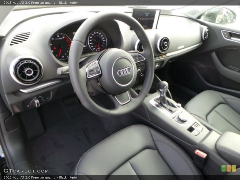 Black Interior Photo for the 2015 Audi A3 2.0 Premium quattro #92178547
