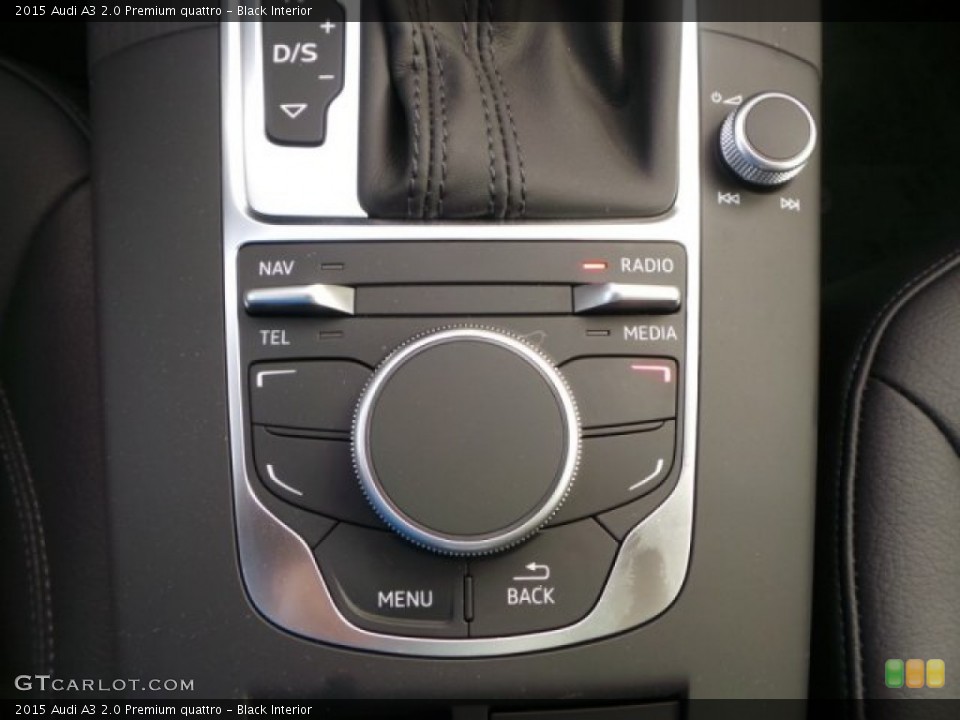 Black Interior Controls for the 2015 Audi A3 2.0 Premium quattro #92178637