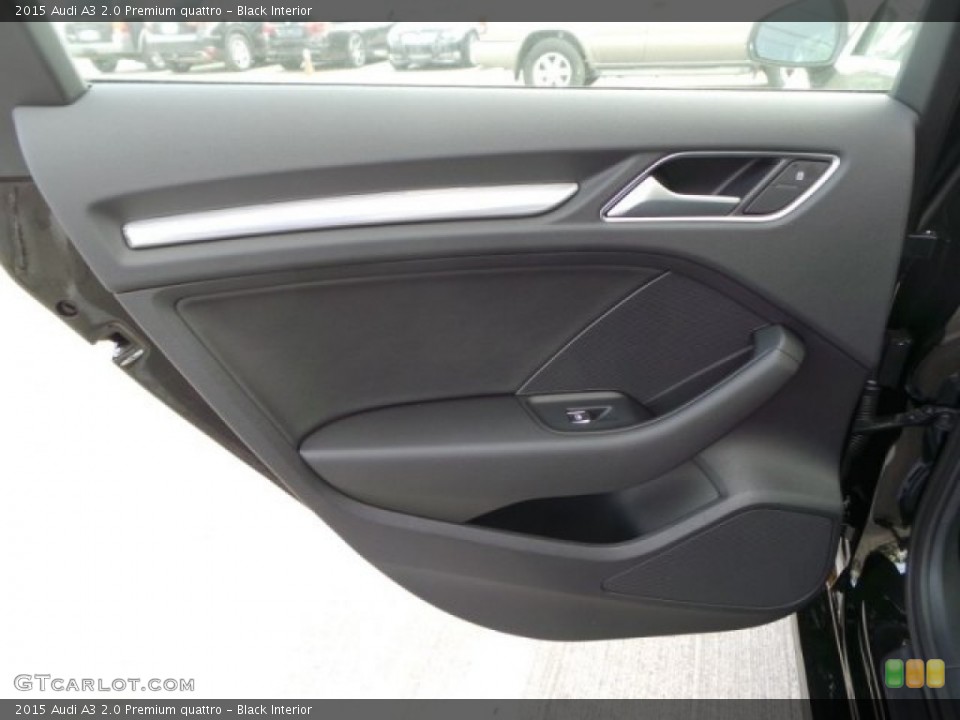 Black Interior Door Panel for the 2015 Audi A3 2.0 Premium quattro #92178667