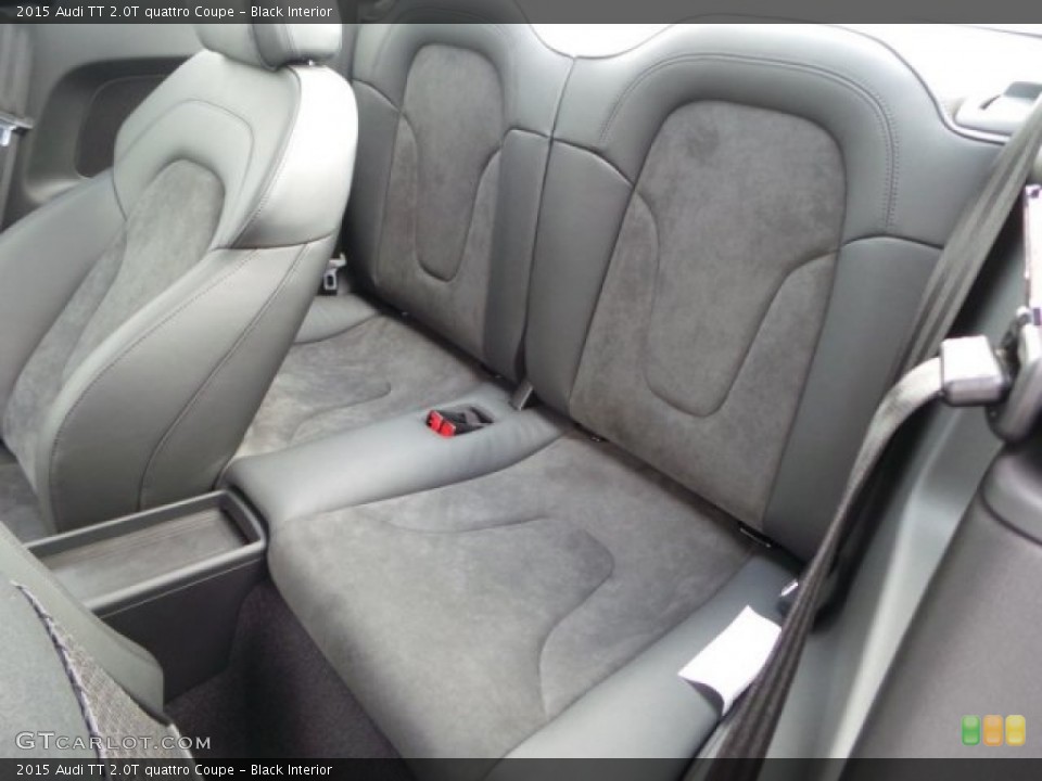 Black Interior Rear Seat for the 2015 Audi TT 2.0T quattro Coupe #92179657