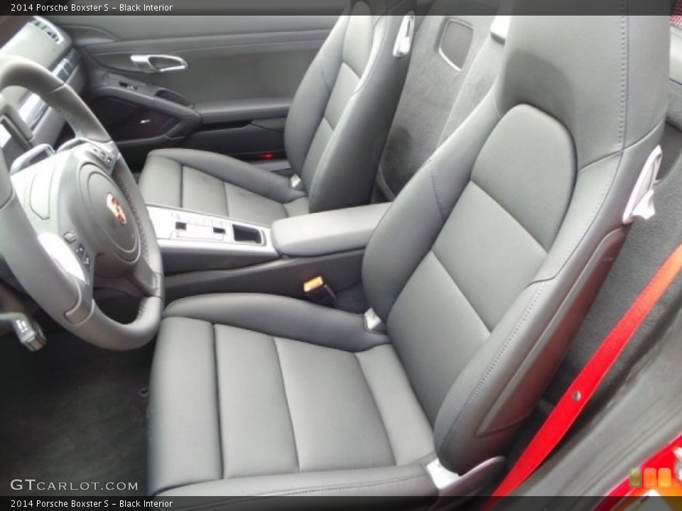 Black Interior Front Seat for the 2014 Porsche Boxster S #92180011