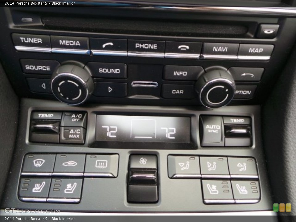 Black Interior Controls for the 2014 Porsche Boxster S #92180140