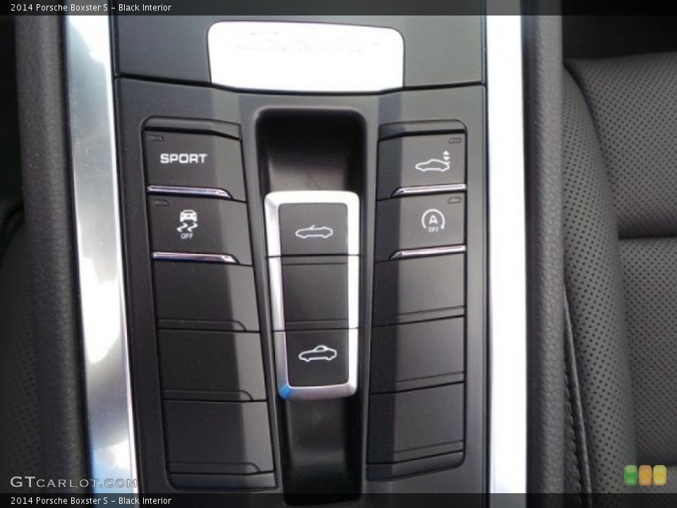 Black Interior Controls for the 2014 Porsche Boxster S #92180158