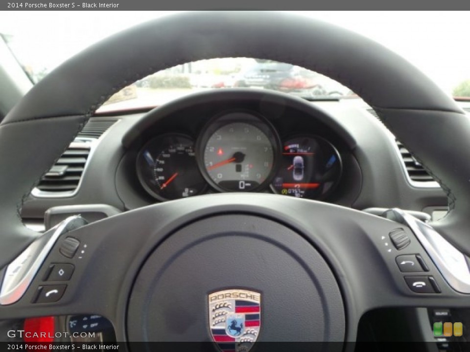 Black Interior Steering Wheel for the 2014 Porsche Boxster S #92180176