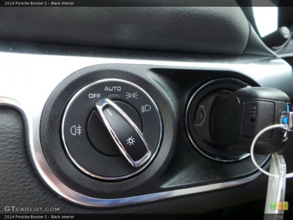 Black Interior Controls for the 2014 Porsche Boxster S #92180196
