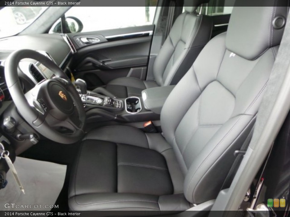 Black Interior Front Seat for the 2014 Porsche Cayenne GTS #92181706
