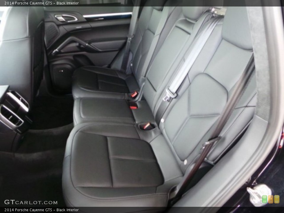 Black Interior Rear Seat for the 2014 Porsche Cayenne GTS #92181910
