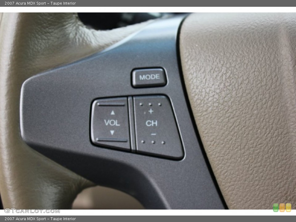 Taupe Interior Controls for the 2007 Acura MDX Sport #92182015