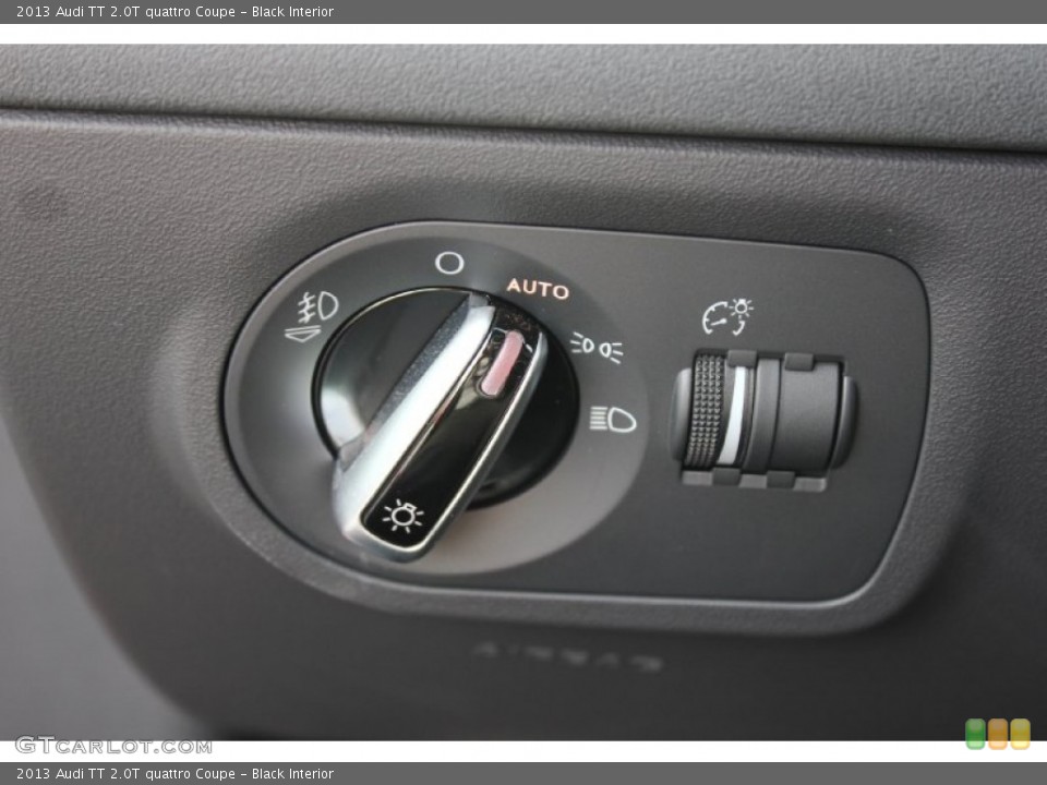 Black Interior Controls for the 2013 Audi TT 2.0T quattro Coupe #92183215