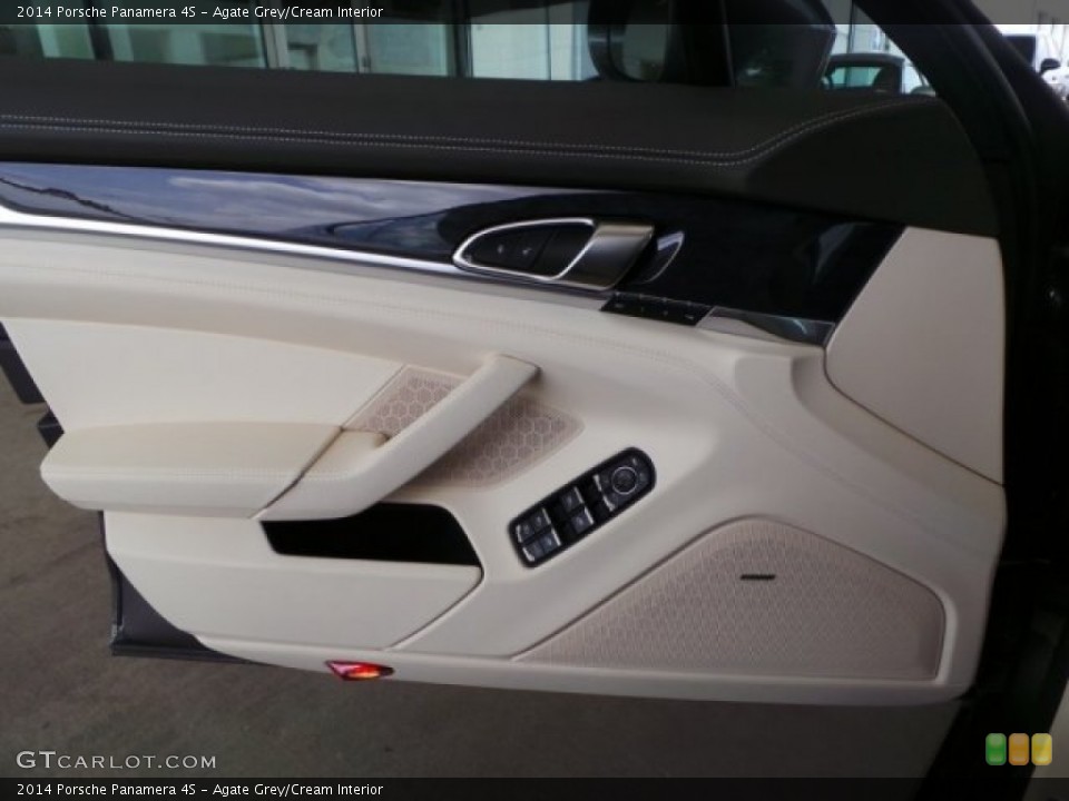 Agate Grey/Cream Interior Door Panel for the 2014 Porsche Panamera 4S #92183352