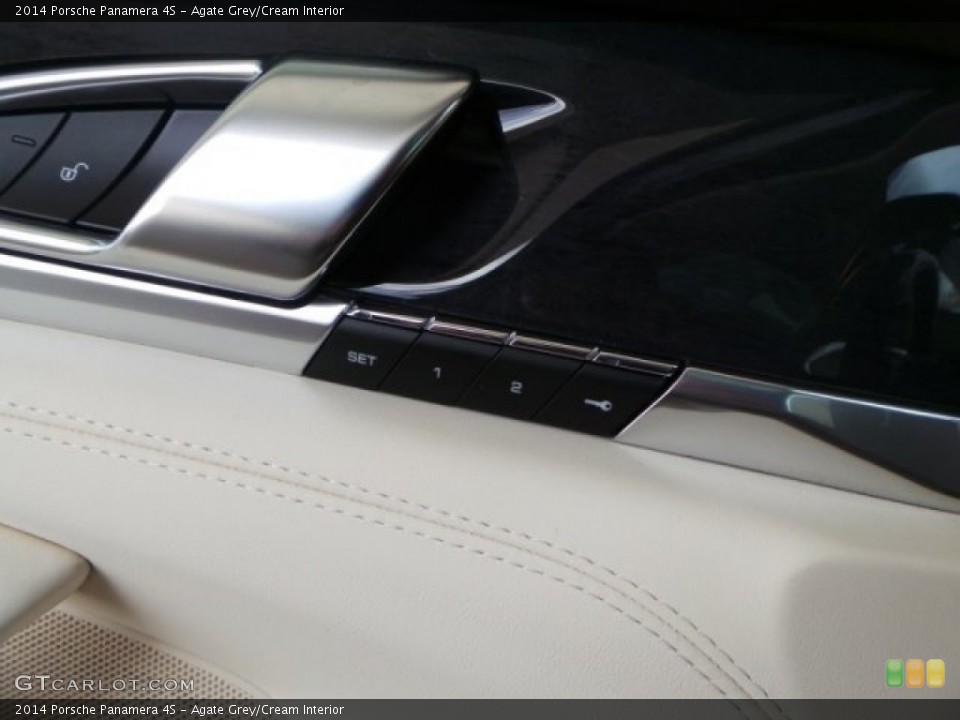 Agate Grey/Cream Interior Controls for the 2014 Porsche Panamera 4S #92183368