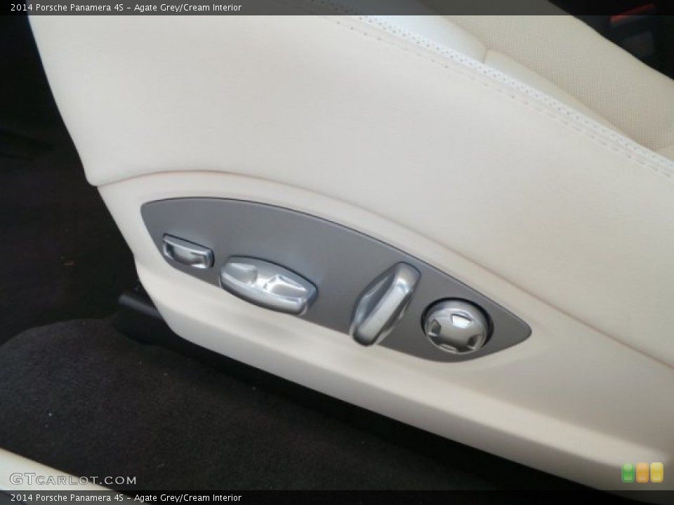 Agate Grey/Cream Interior Controls for the 2014 Porsche Panamera 4S #92183437