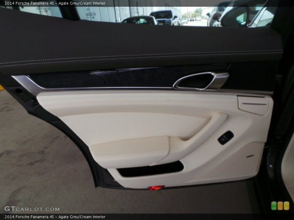 Agate Grey/Cream Interior Door Panel for the 2014 Porsche Panamera 4S #92183624