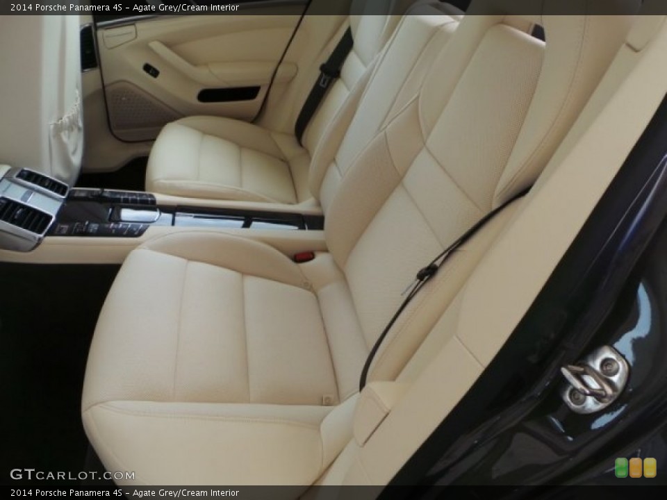 Agate Grey/Cream Interior Rear Seat for the 2014 Porsche Panamera 4S #92183656