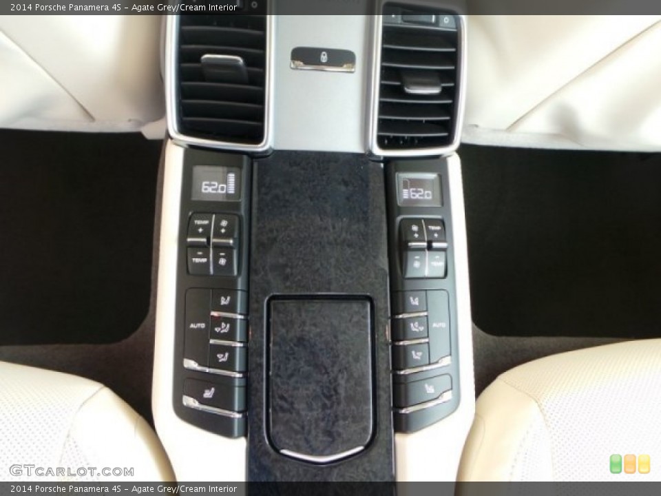 Agate Grey/Cream Interior Controls for the 2014 Porsche Panamera 4S #92183674