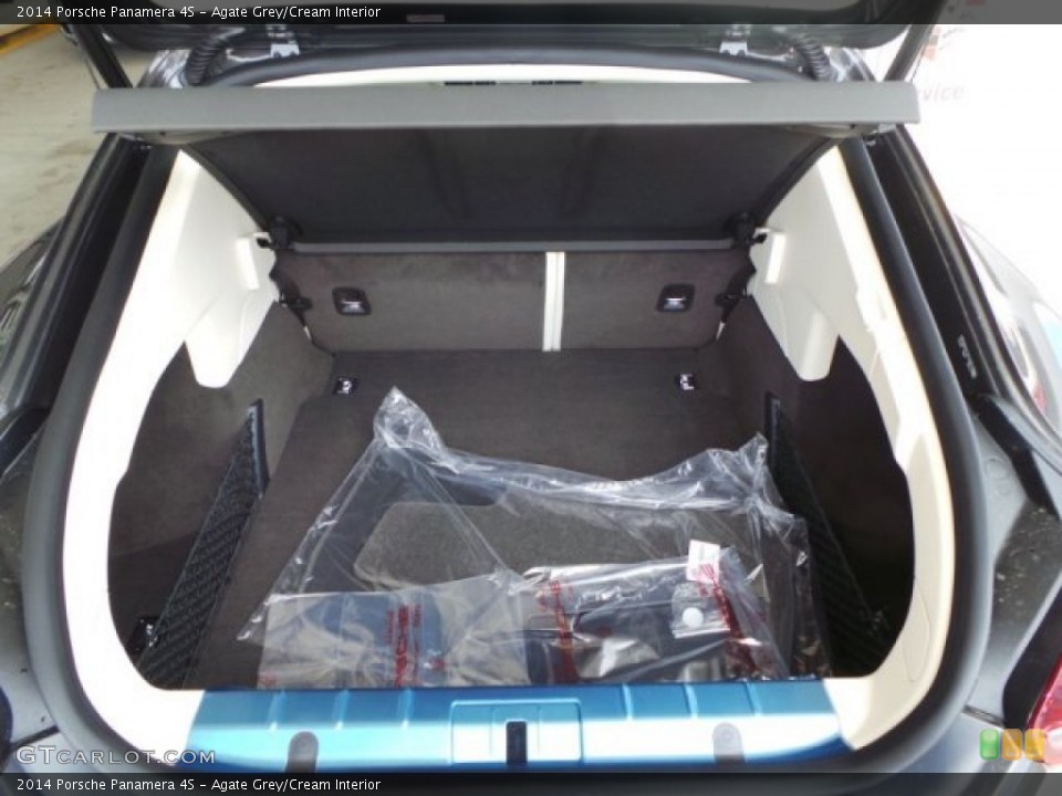 Agate Grey/Cream Interior Trunk for the 2014 Porsche Panamera 4S #92183728