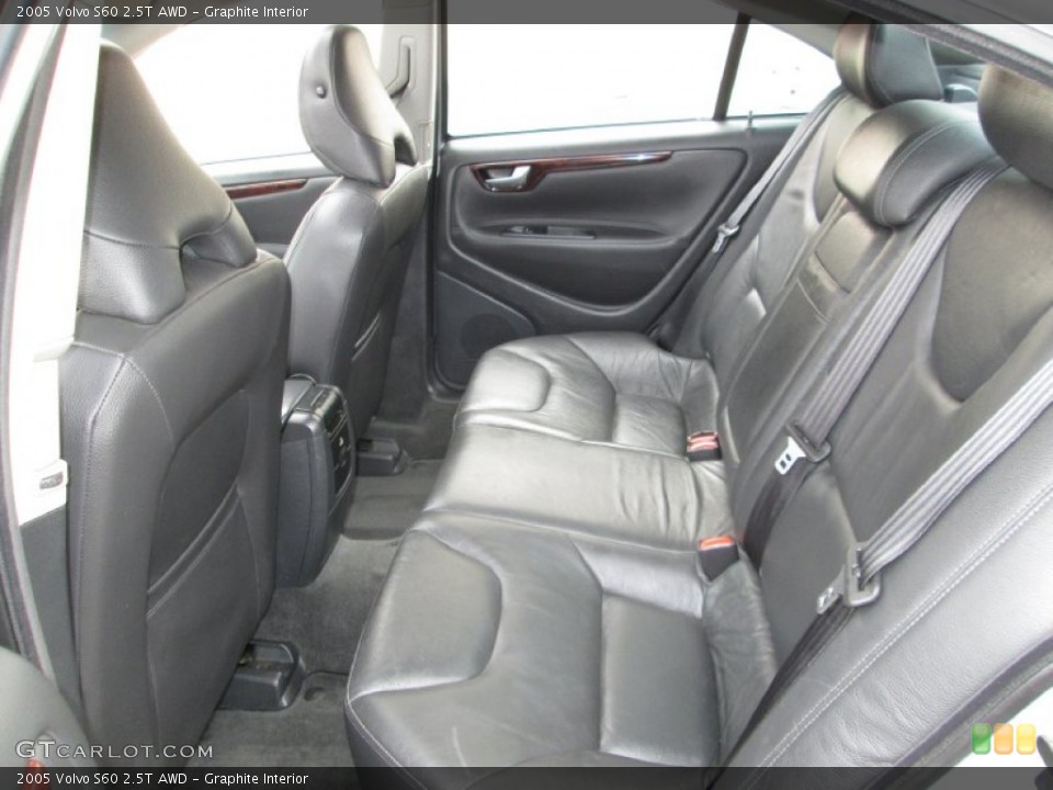 Graphite Interior Rear Seat for the 2005 Volvo S60 2.5T AWD #92184709